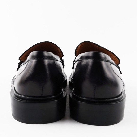 New MADEWELL Vernon Bit Hardware Loafer in True Black Leather - Picture 7 of 8